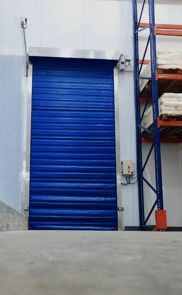 Portas industriais e economia de energia